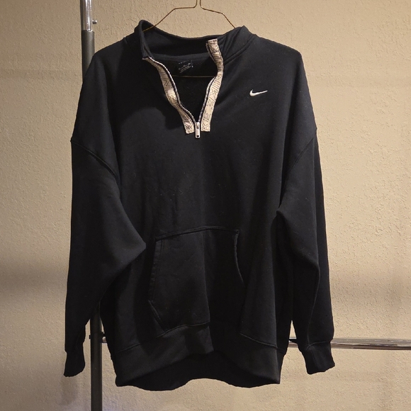 Nike Tops - Nike Black Pullover with White Accents